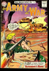 OUR ARMY AT WAR #133-SGT. ROCK BAZOOKA COVER KUBERT ART FN-