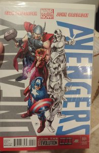 Uncanny Avengers #1 Team Avengers Cover (2012)  