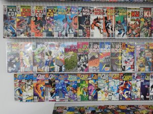 Huge Lot of 200 Comics W/ Thor, Warlock, Wolverine Avg. FN+