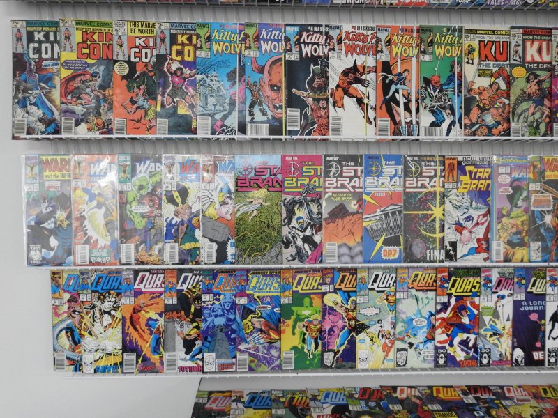 Huge Lot of 200 Comics W/ Thor, Warlock, Wolverine Avg. FN+