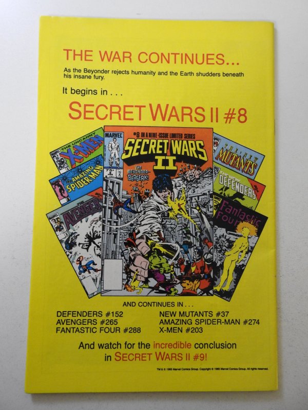 X-Men Annual #9 (1985) FN+ Condition!