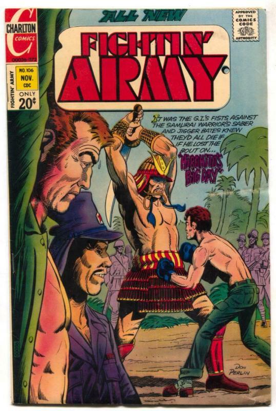 Fightin' Army #106 1972- Hirohito's Big Day VG/FN