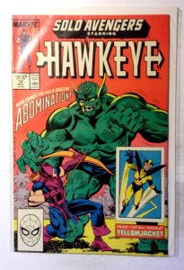 Solo Avengers (Hawkeye) #12 (1988) Marvel Comics Yellowjacket 1st Print Comic