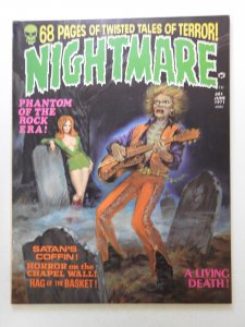 Nightmare #4 (1971) A Living Death! Great Cover! Beautiful VF-NM Condition!