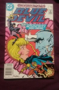 blue devil #7 signed by gary cohn rare dc comics comic book cool vintage sweet!!