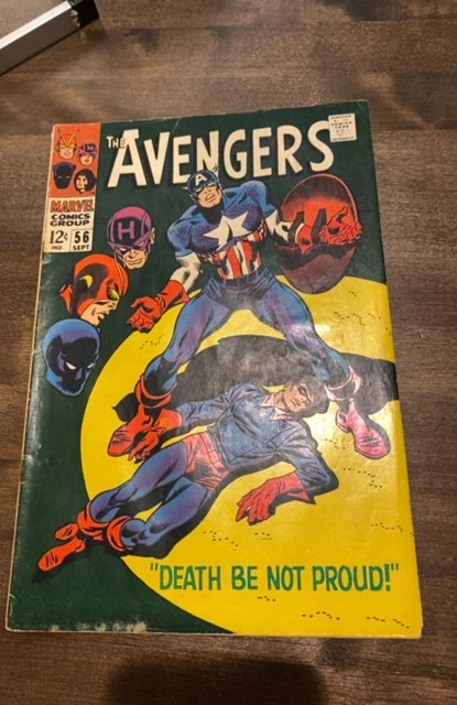 The Avengers #56 (1968)death be not.proud see description