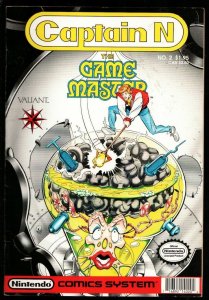 Captain N: The Game Master #2 1990- Valiant-Sci-fi cover-video game comic-Bla...