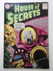House of Secrets #35 (1960) The Interplanetary Target! Solid GVG Condition!
