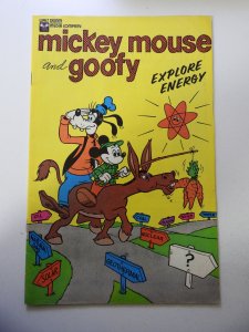 Mickey Mouse and Goofy Explore Energy (1976) FN Condition