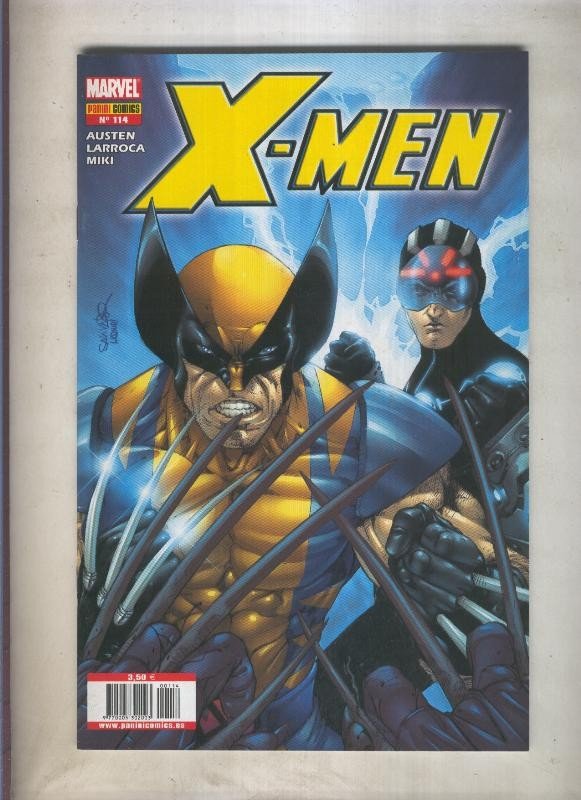 X Men publicacion mensual numero 114