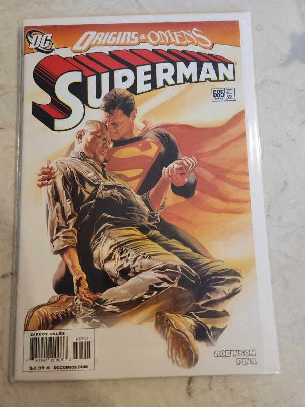 Superman #685 (2009) ALEX ROSS COVER