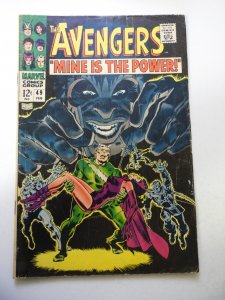 The Avengers #49 (1968) GD/VG Condition moisture stains bc