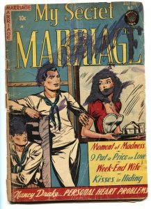 MY SECRET MARRIAGE #2 1953-SUPERIOR-Good Girl Art-Romance