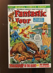 FANTASTIC FOUR #118 (7.5) THUNDER IN THE RUINS! 1972