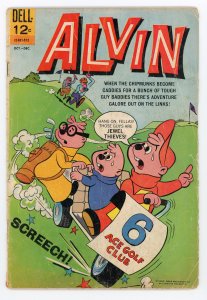 Alvin #13 (1962) Dell Alvin & the Chipmunks GD-