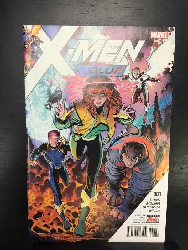 X-Men: Blue #1 Second Printing Variant (2017)nm