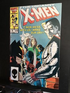 The Uncanny X-Men #210 (1986) high-grade mutant massacre key! VF/NM Wow!
