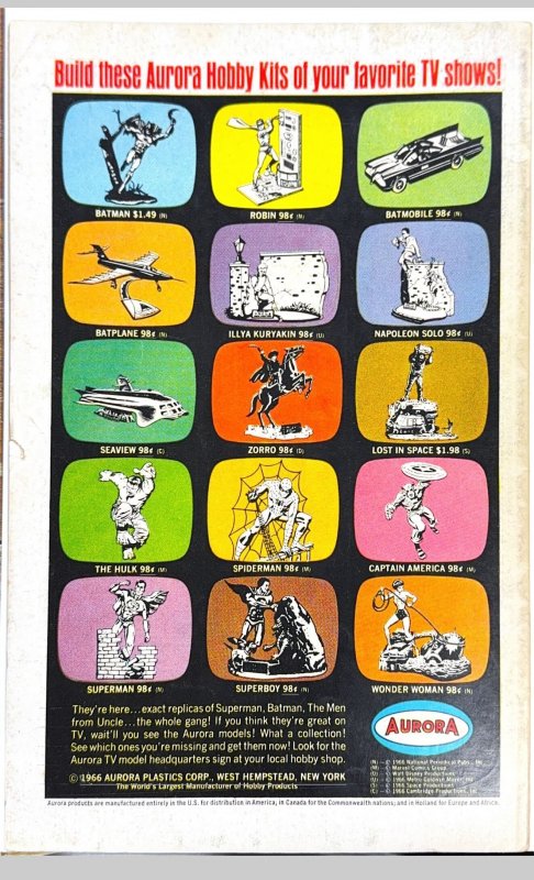 Batman #189 (1967) FN condition 1/2 in tear back cover