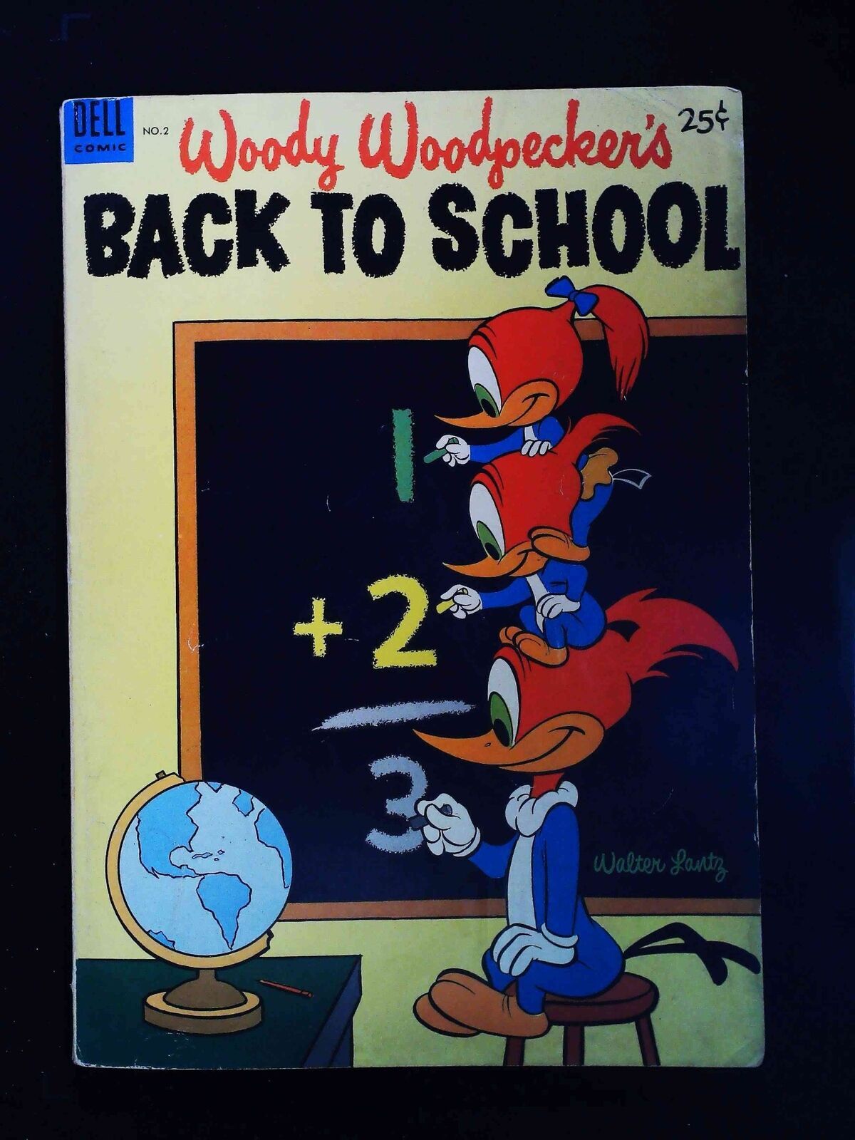 Dell Giant Woody Woodpecker Back To School #2 Dell Comics 1953 Fn