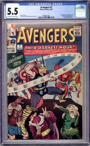 The Avengers #7 (1964) CGC 5.5