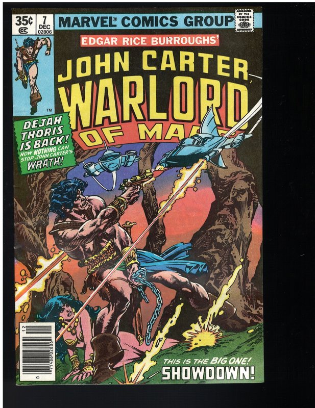 John Carter Warlord of Mars #7 (1977)