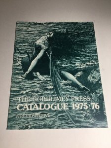 The Gorblimey Press Catalogue 1975-76 A Retrospective Nm Near Mint