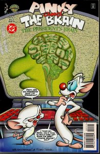 (1998) PINKY AND THE BRAIN #21! Rare! “THE PRESIDENTS BRAIN”!