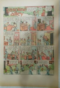 (15) Gasoline Alley Sunday Pages by Frank King from 1935 Size: 11 x 15 inches