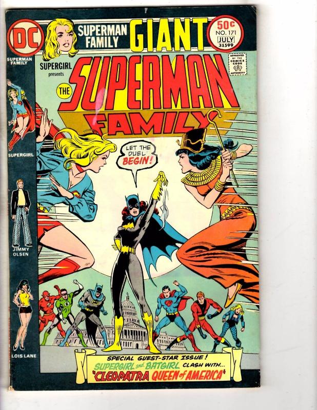 The Superman Family # 171 FN DC Comic Book Feat. Supergirl Giant Batgirl PP1