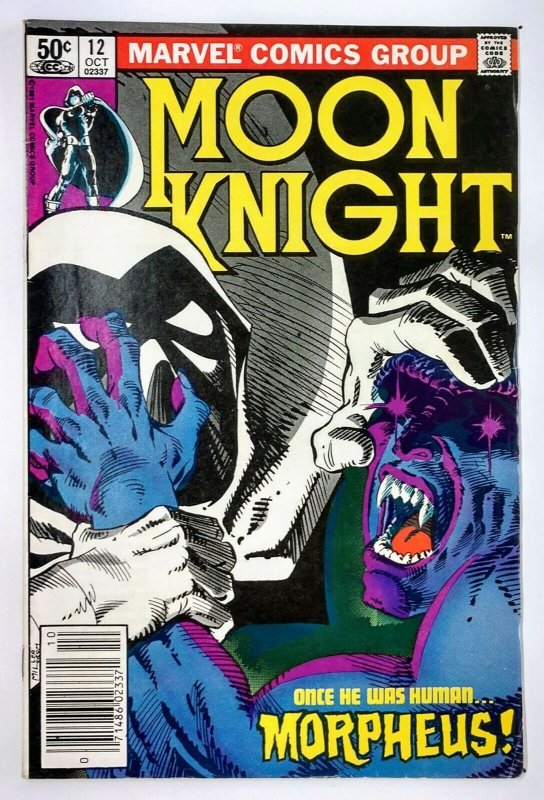 Moon Knight #12, Newsstand 1st appearance of Morpheus