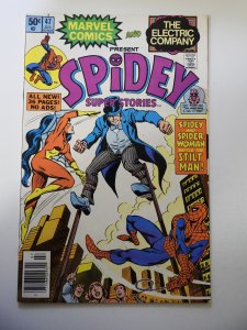 Spidey Super Stories #47 VG+ Condition moisture stain fc