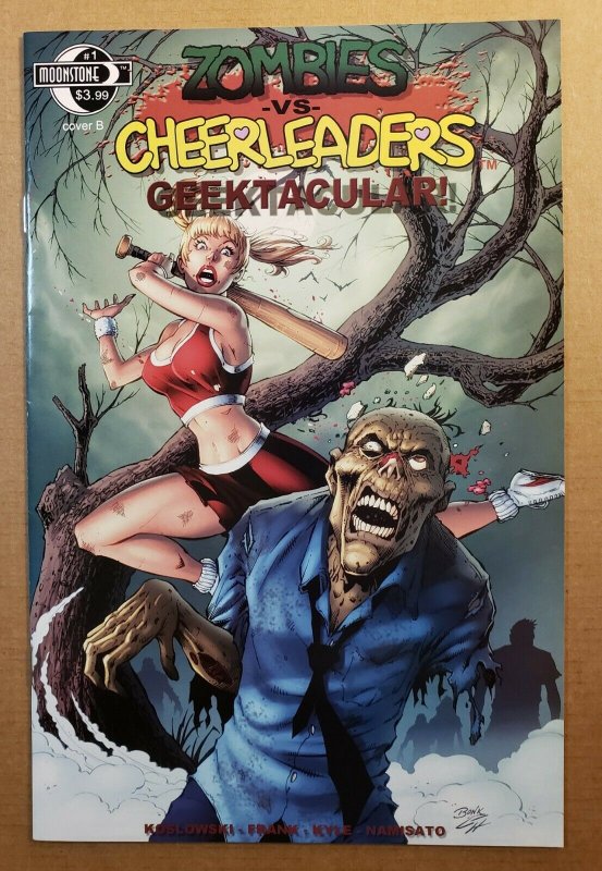 ZOMBIES VS CHEERLEADERS GEEKTACULAR #1 COVER B 2010 MOONSTONE 