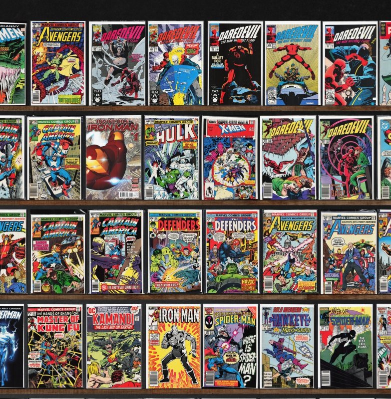 Huge Lot 150+ Comics with Daredevil, The Uncanny X-Men, The Avengers & More!