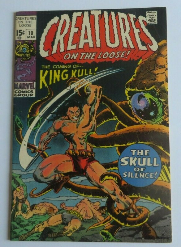 Creatures On The Loose #10 FN/VF 1st King Kull Marvel Bronze Age Comic 1971