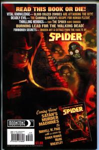 The Spider 2011-Argosy-famous pulp character in comic book stories-zombies-NM