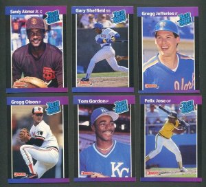 1989 Donruss Baseball Card Set(660) Ken Griffey Jr Rookie MINT