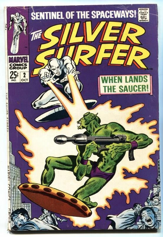 SILVER SURFER #2 comic book-1968-FIRST BADOON-marvel vg