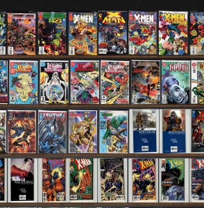 Huge Lot 150+ Comics with X-Man, Wolverine, Teen Titans, Checkmate & More!