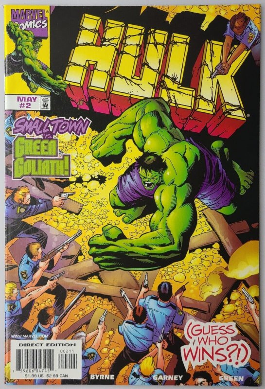 Incredible Hulk #2 Marvel Comics 1999 John Byrne Ron Garney Dan Green