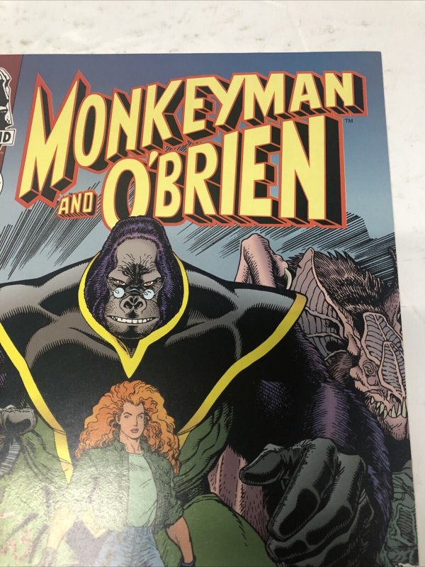Monkeyman And O’brien (1996) # 1 (VF/NM) Variant Dark Horse • Signed Art Adams