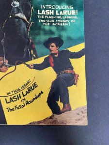 Lash LaRue Western 1 VG- (Fawcett June 1949)