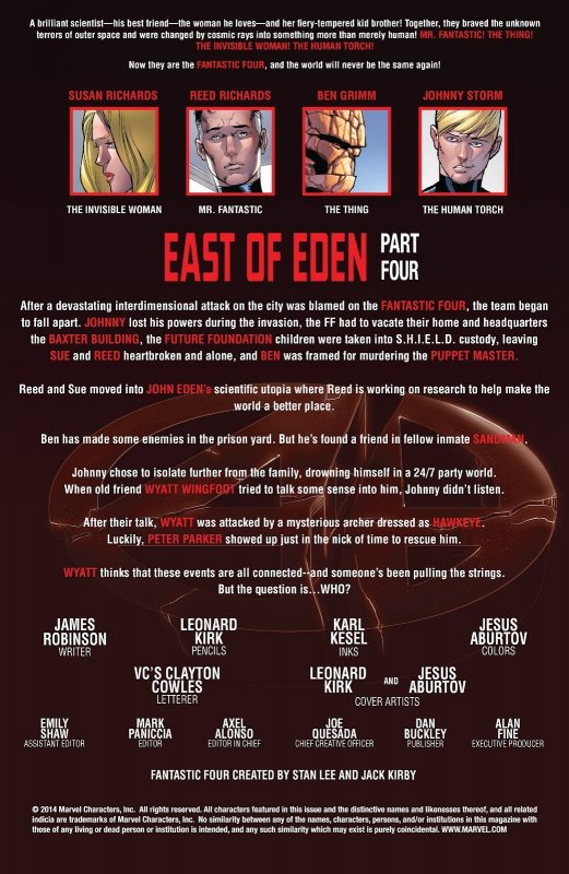 FANTASTIC FOUR #12 (2014) LEONARD KIRK | DIRECT EDITION