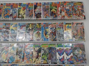 Huge Lot of 130+ Comics W/ Action Comics, Batman, Superman Avg. VF- Condition!