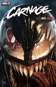 ?? CARNAGE BLACK WHITE AND BLOOD #1 MICO SUAYAN SET ?️ crain venom spiderman