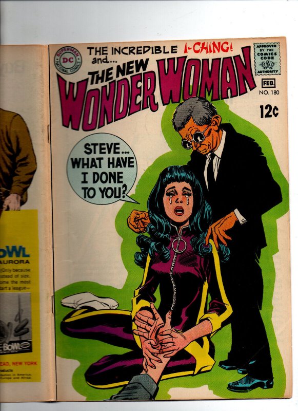 Wonder Woman #180 - I-Ching - 1969 - FN/VF