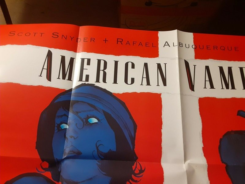 American Vampire Promo Poster Vertigo Series by  Stephan King and Scott Snyder