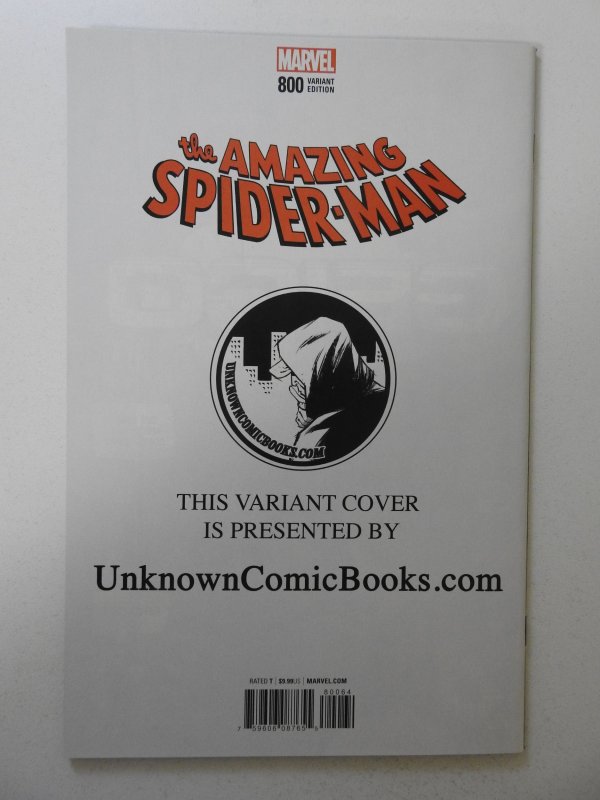 The Amazing Spider-Man #800 Unknown Comics Cover (2018) VF/NM Condition!