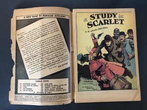 Classic Comics/ Classics Illustrated #33 (1947) Sherlock Holmes 1st Print HRN 33