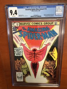 Amazing Spider-Man Annual # 16 (CGC 9.4 WP) 1st App Of The New Captain Marvel