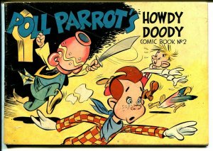 Poll Parrot's Howdy Doody #2 1950-RJR-TV series based-rare-7 X 5-VG